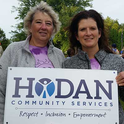 photo of reps from Hodan Center in 2018 Dairy Days Parade